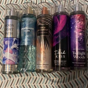 NEW BATH & BODY WORKS FRAGRANCE MISTS!